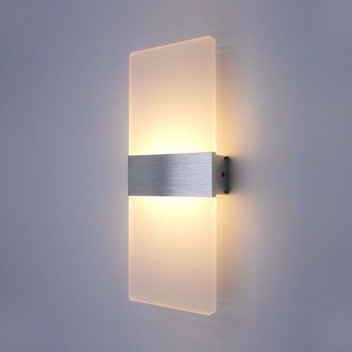 Modern minimalist wall lamp, indoor LED wall light, aluminum