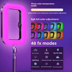 ✨ Pro RGB Handheld LED Fill Light – 20W High Power, 360° Color, 8000mAh – Perfect for TikTok, YouTube & Photography