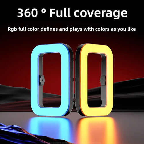 ✨ Pro RGB Handheld LED Fill Light – 20W High Power, 360° Color, 8000mAh – Perfect for TikTok, YouTube & Photography
