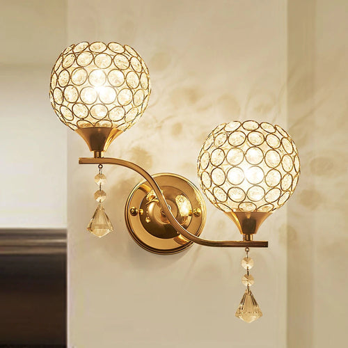 Modern E14 Crystal Wall Lamp design